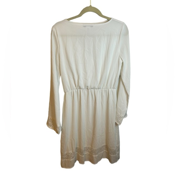 SIGNATURE COLLECTION WOMENS WHITE EYELET DRESS - Picture 2 of 3